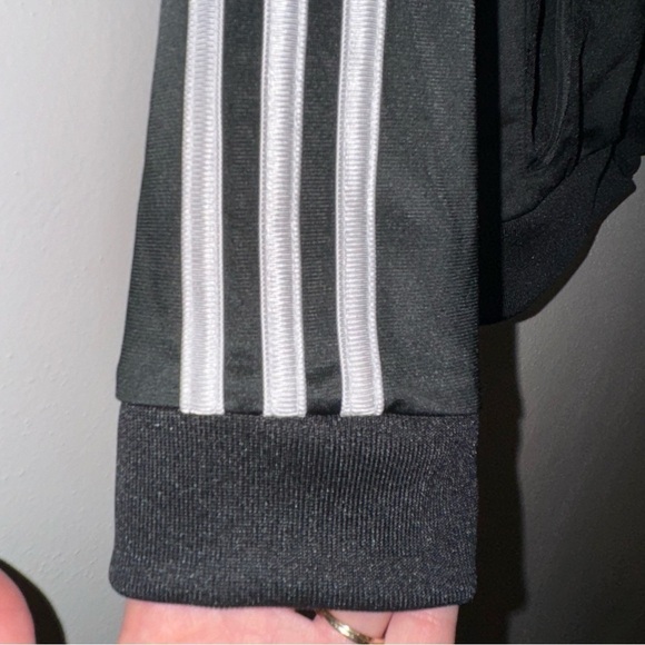 Adidas Track Jacket Three Stripes Children’s Size 14 - Picture 5 of 8